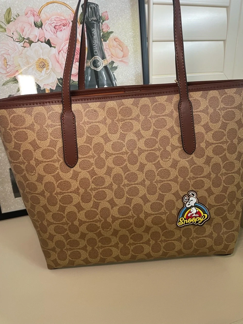 Coach Snoopy City Tote - Picture 6 of 7